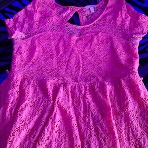 Cute floral pink/peach dress